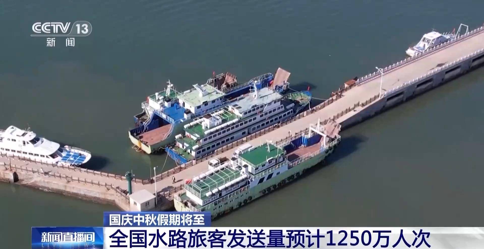 国庆中秋假期 全国水路旅客发送量预计1250万人次